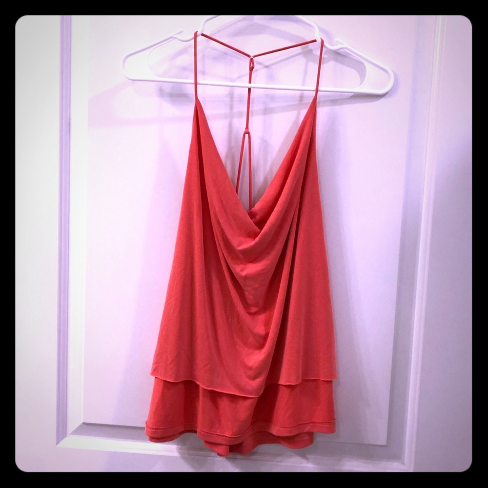 Coral tank top